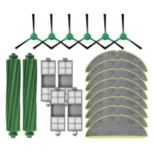 20PCS for 205 Combo / 205 Vac Robot Vacuum Replacement Parts Main Brush Side Brush Filter Mop Cloth