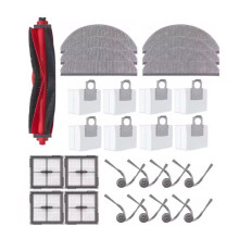 27PCS Vacuum Brush Filter Dust Bag Mop Cloth Kit for Q10 X5 / Q10 PF / Q10P / Q8+ / Q8 Max Pro Spare Parts