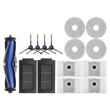 For T50 PRO OMNI / T50 AUTO / DDX67 Robot Vacuum Cleaner Main Side Brush Hepa Filter Mop Cloth Dust Bag Parts