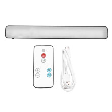 Lampe de Table Tactile 5 Couleurs, Éclairage Miroir à Intensité Variable, Rechargeable, Plafonnier de Cuisine avec Télécommande