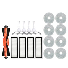 Compatible with Robot Vacuum S10+ / S10 Vacuum Cleaner Main Brush Side Brush Hepa Filter Mop Rag Cloth Replacement Parts