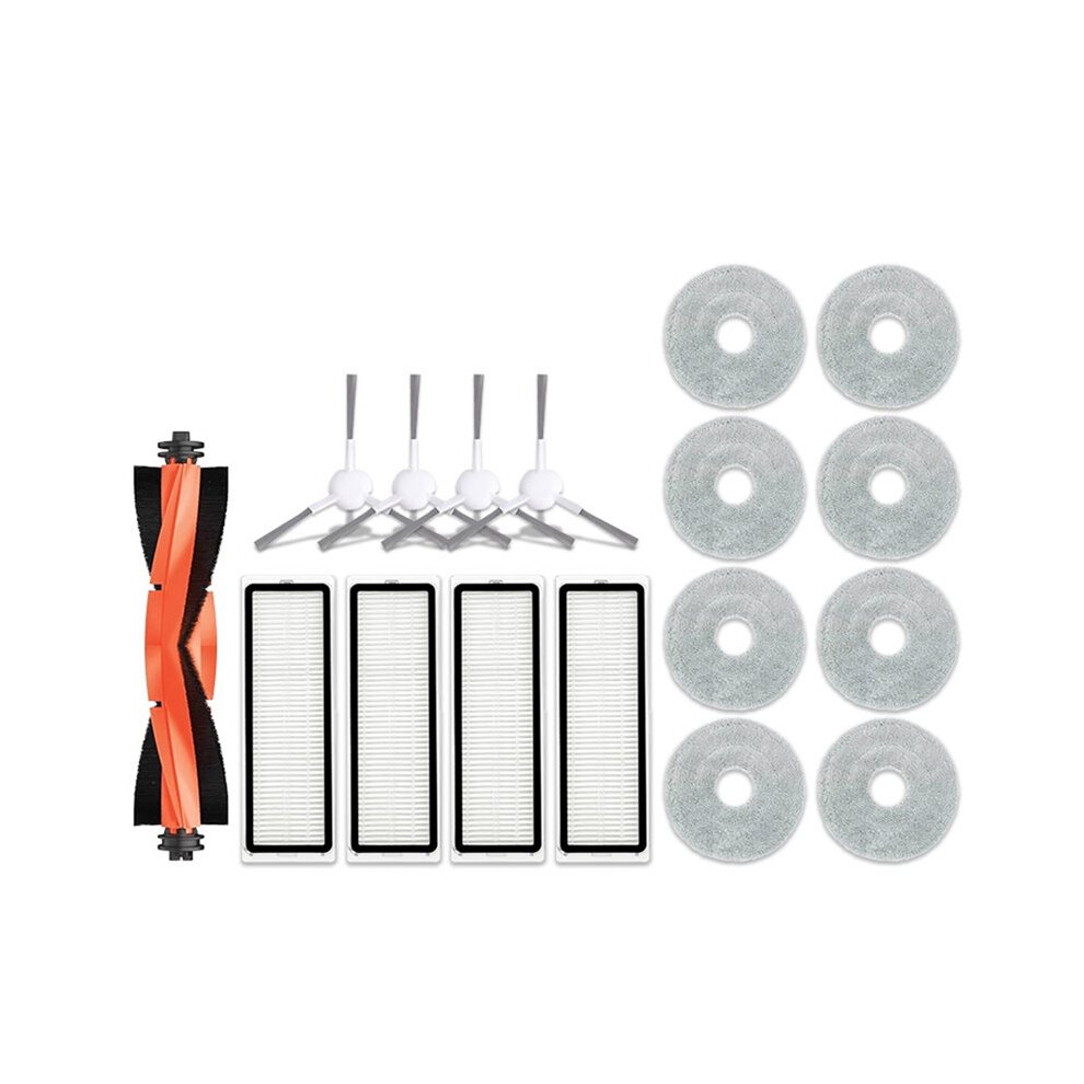 For Robot Vacuum S10+ / S10 Vacuum Cleaner Main Brush Side Brush Hepa Filter Mop Rag Cloth Replacement Parts 6034004576920