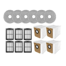 16PCS Replacement Parts for Robot Vacuum X70 / DEM-X70 Vacuum Cleaner Accessories Filters Dust Bag Mop Pad