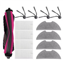 Compatible for E20 Evo Vacuum Parts Main Roller Side Brush HEPA Filter Mop Cloth Accessories