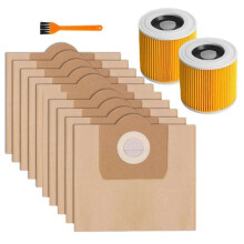 Dust Bags with Filters for WD3 WD3 Premium MV3 SE4001 A2201 A2204 Vacuum Cleaners 6.959-130. / 6.414-552.0