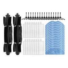50PCS for EZVIZ RE4 / RE4 / RE5 / RE5 Robot Vacuum Cleaner Main Side Brush Filter Mop Cloth Replaceable Parts
