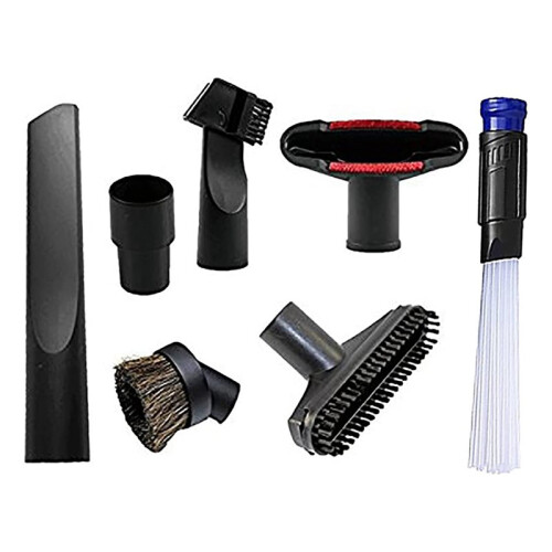 Kit de Escovas para Aspirador de Pó de 1 1/4 Polegadas, Acessórios de 1-1/4 e 1-3/8 Polegadas para Mangueira Padrão de 32 mm e 35 mm