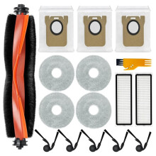 16pcs Vacuum Cleaner Accessories Compatible with Robot Vacuum 5/5 Pro,Include Main Brush, Filters, Dust Bags, Cleaning Cloths