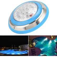 Stainless Steel LED Underwater Pool Light 12V IP68 Wall Lamp 30x30cm