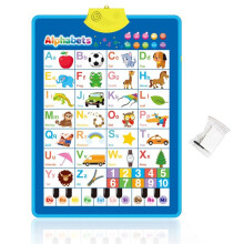 Interactive Alphabet Wall Chart - Educational Toy for Preschool, Enhances Speech & Family Bonding B