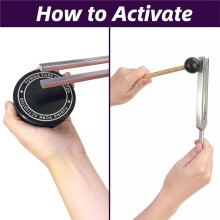 Stemvork van 432 Hz met Activator, Stemvork van 432 Hz voor Geluidsmeditatie, Ontspanning, Yoga en Genezing