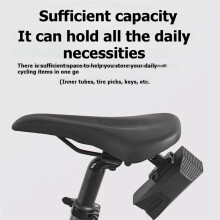 Bicycle Saddle Bag Shockproof Road Bike Rear Bags with Hard Shell Waterproof Bicycle Saddle Bag Bike Accessories