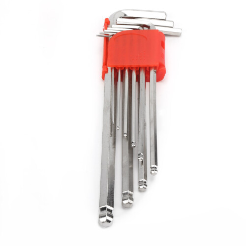 9Pcs Chrome Vanadium Hex Key Set, 1.5-10mm Wrench Tools 1