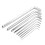 9Pcs Chrome Vanadium Hex Key Set, 1.5-10mm Wrench Tools 9