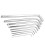 9Pcs Chrome Vanadium Hex Key Set, 1.5-10mm Wrench Tools 11