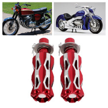 Aluminium Fußrasten Pedal Rot CNC Motorrad