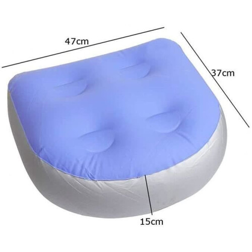 Set di 2 cuscini gonfiabili per spa, jacuzzi e piscine con 4 ventose[40] 1