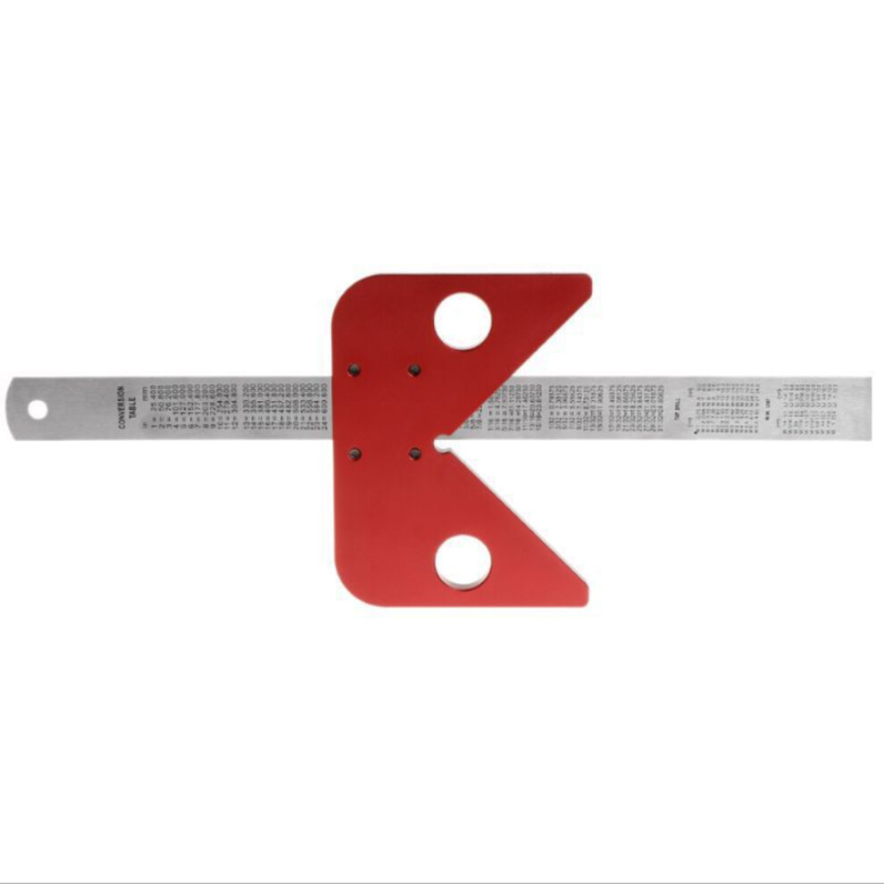 Metal Centre Finder Scribe Measuring Ruler