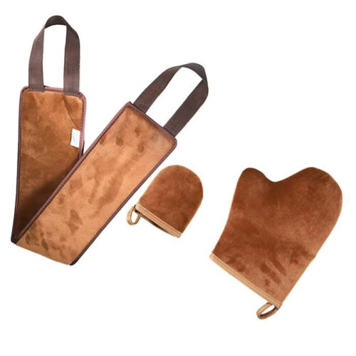 Self-Tanning Glove Applicator Kit - Self-Applicator Set with Exfoliating Glove 2