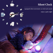 DIY Frameless Wall Clock 40cm Silent Acrylic Modern Decor Gift