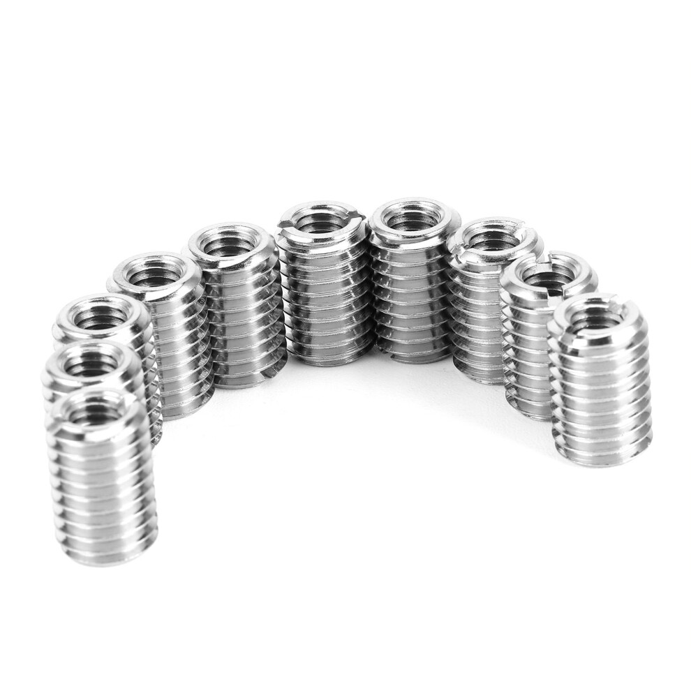 10Pcs Insert Nut Thread Repair Kit M6 X 1.0 Female & M10 X 1.5 Male 8741391553547