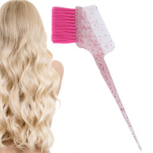 Hair Coloring Brush Comb Pink, ABS, 22.5x8cm for Salon & Home