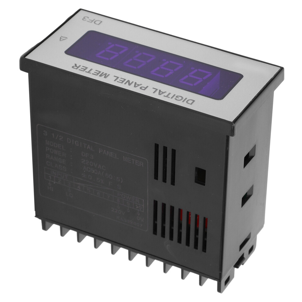 Digital Panel Meter Df3 50A Voltmeter Current 3.5 Inch Red Display 9421391555862