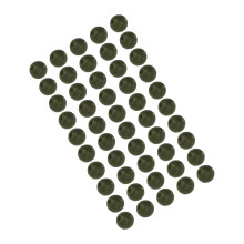 50PCS Green Silicone Carp Fishing Beads 6mm Rig Accessories
