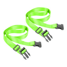 Fluoreszierend grüner anpassbarer Gepäckgurt mit Zahlenschloss, Polyester, 90g