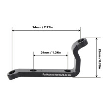 Adapter 160mm Scheibenbremse MTB auf Rennrad