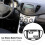 9 Inch Black ABS Navigation Panel Frame for I10 2007-2013 7