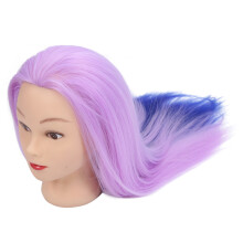 Mannequin Head for Hair Practice Braiding & Styling - Light Purple