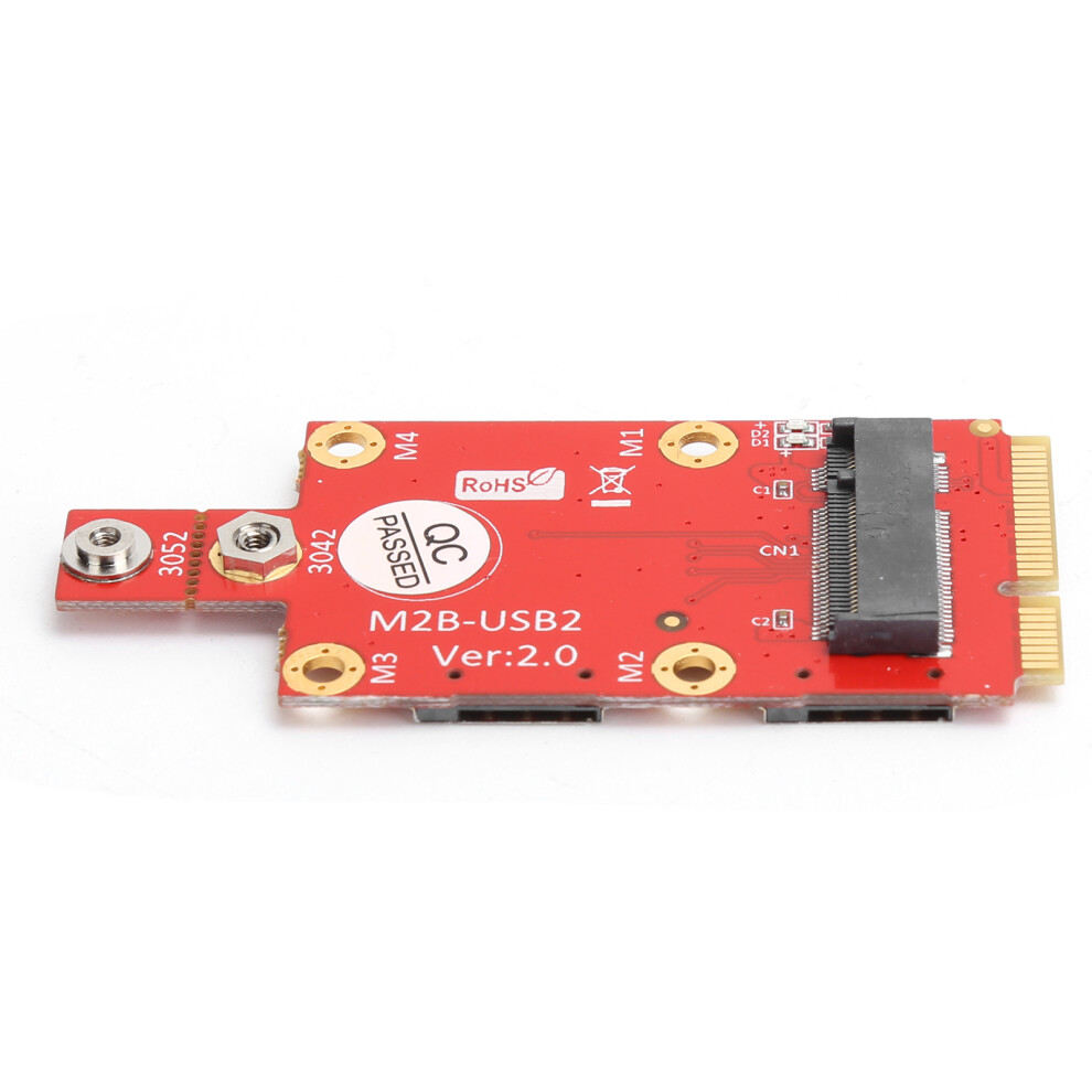 M.2 To Mini Pcie Adapter Converter With Dual Nano Sim Slots Screwdriver Kit 8721391557622