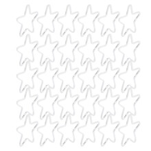 30 Pcs Silver Copper Hollow Frame Pendants for DIY Jewelry Making