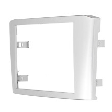 Silver 2 Din Car Stereo Dash Fascia Frame Fit Avensis 2002-2008
