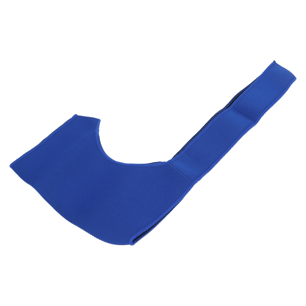 Rubber Sponge Shoulder Support Brace, Pain Relief, Blue, 41x23.5cm