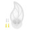 Modern Acrylic Leaf Wall Light 12W Warm White 25x12cm 2