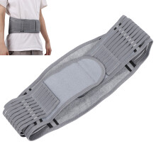 Lower Back Lumbar Support Belt with 4 Aluminum Strips & Reflective Straps