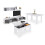 Pack salón con mesa de centro y mesa de comedor Arlet Max V2B 3