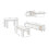 Pack salón con mesa de centro y mesa de comedor Nitza Max V2B 3