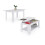 Pack mesa de comedor 123 y mesa de centro Lya 2