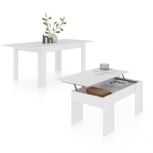 Pack mesa de comedor 123 y mesa de centro Vita 1