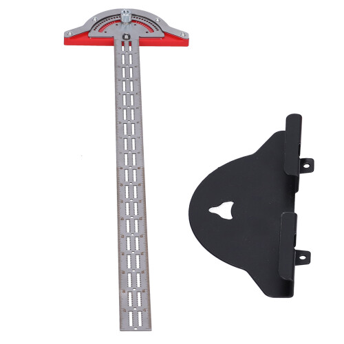 Edelstahlschneide-Lineal Protractor, 70 Winkelmessgerät, 50 cm