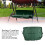 Green Waterproof Swing Chair Cushion 14