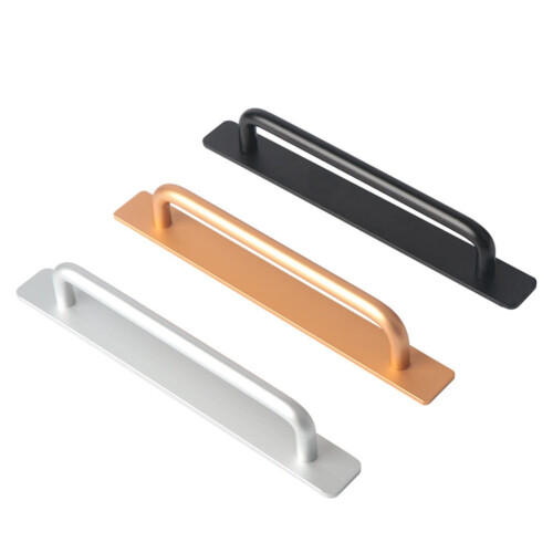 Barn Door Pull Handle Heavy Duty Sliding Gate Silver 1