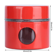 Kaffeebohnen Glas Mini Rot