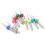 10Pcs PCB Drill Bits Set, Tungsten Steel, 0.1-1.0mm 11