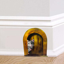 Mouse Hole Wall Decal Sticker for Home & Kitchen Decor, Lovely Design