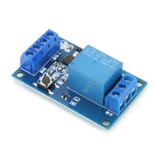 Bistable 1Way StartStop Relay Module 12V 10A Microcomputer Switch