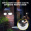 Outdoor Security Lights with Motion Sensor 2 Heads 500LM 4